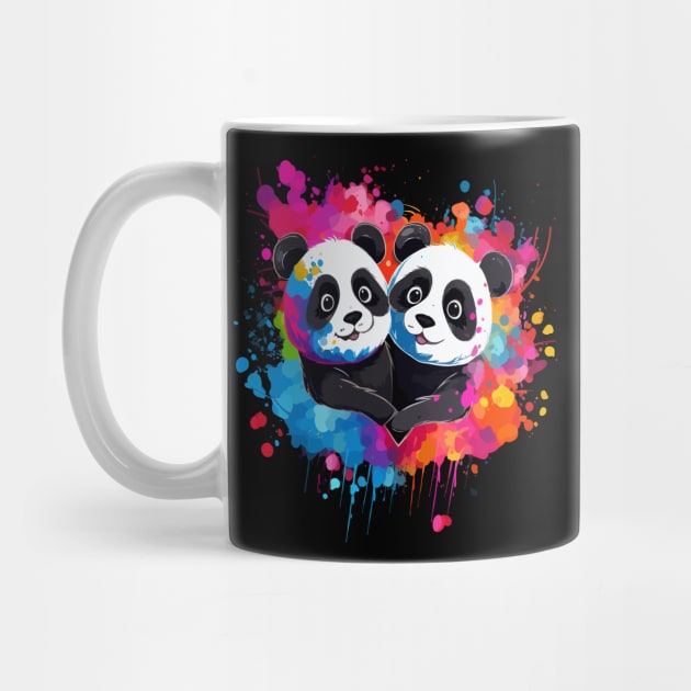 Panda Couple Valentine by JH Mart